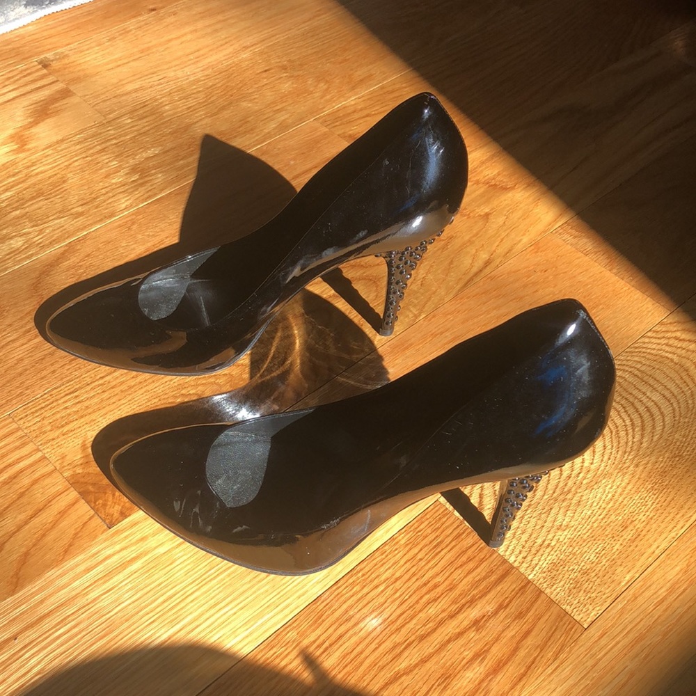 Burberry black heels, size 41, size 10.5 - Picture 5 of 12